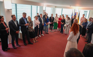 Foto: Ambasada BiH u Briselu / Izložba Larise Spahić