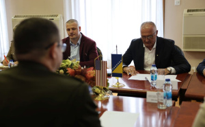 Foto: Press / Oproštajna posjeta vojnog atašea Sjedinjenih Američkih Država u Bosni i Hercegovini, brigadira Erika R. Adamsa