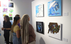 Foto: Dž. K. / Radiosarajevo.ba / Izložba "Dva krokodila i jedna patka"