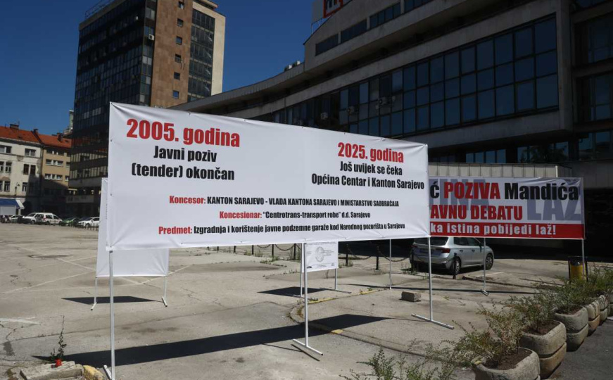 Parking kod Narodnog pozorišta Sarajevo