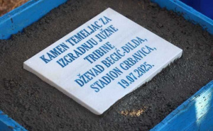 Foto: Dž. K. / Radiosarajevo.ba / Polaganje kamena temeljca