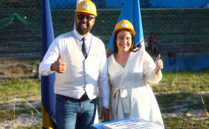 Foto: Dž. K. / Radiosarajevo.ba / Polaganje kamena temeljca