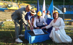 Foto: Dž. K. / Radiosarajevo.ba / Polaganje kamena temeljca