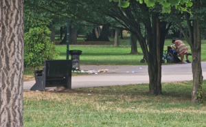 Foto: A.K./Radiosarajevo.ba / Smeće u jednom od najljepših parkova u Sarajevu