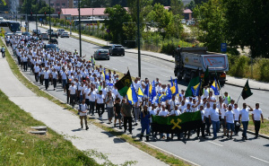 Foto: A. K. / Radiosarajevo.ba / Protest rudara u Sarajevu
