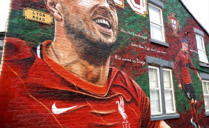 FOTO: AA / Mural u Liverpoolu u čast Dioga Jote i njegovog brata
