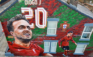 FOTO: AA / Mural u Liverpoolu u čast Dioga Jote i njegovog brata