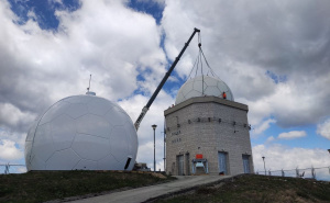 Foto: BHANSA / Radarskog sistema sa integrisanim ADS-B antenama na Jahorini