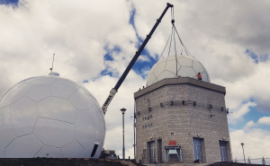 Foto: BHANSA / Radarskog sistema sa integrisanim ADS-B antenama na Jahorini