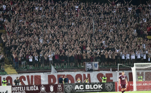 Foto: A. K. / Radiosarajevo.ba / Sa utakmice Sarajevo - Craiova