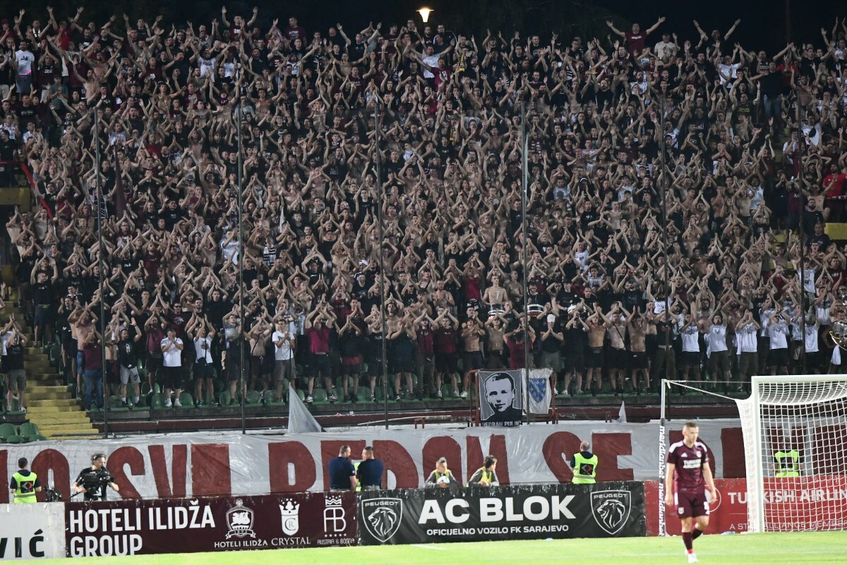 Sa utakmice Sarajevo - Craiova