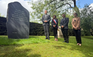 Foto: Predsjedništvo BiH / Bećirović s gradonačelnicom Pariza otvorio Spomenik žrtvama genocida u Srebrenici