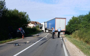 Foto: Bijeljina.org / Saobraćajna nesreća kod Bijeljine