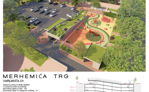 Foto: Općina Centar / Merhemića trg - varijanta 01