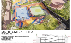 Foto: Općina Centar / Merhemića trg - varijanta 02