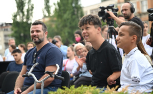Foto: N. G. / Radiosarajevo.ba / Doček za Barlova i Zulfića u Sarajevu