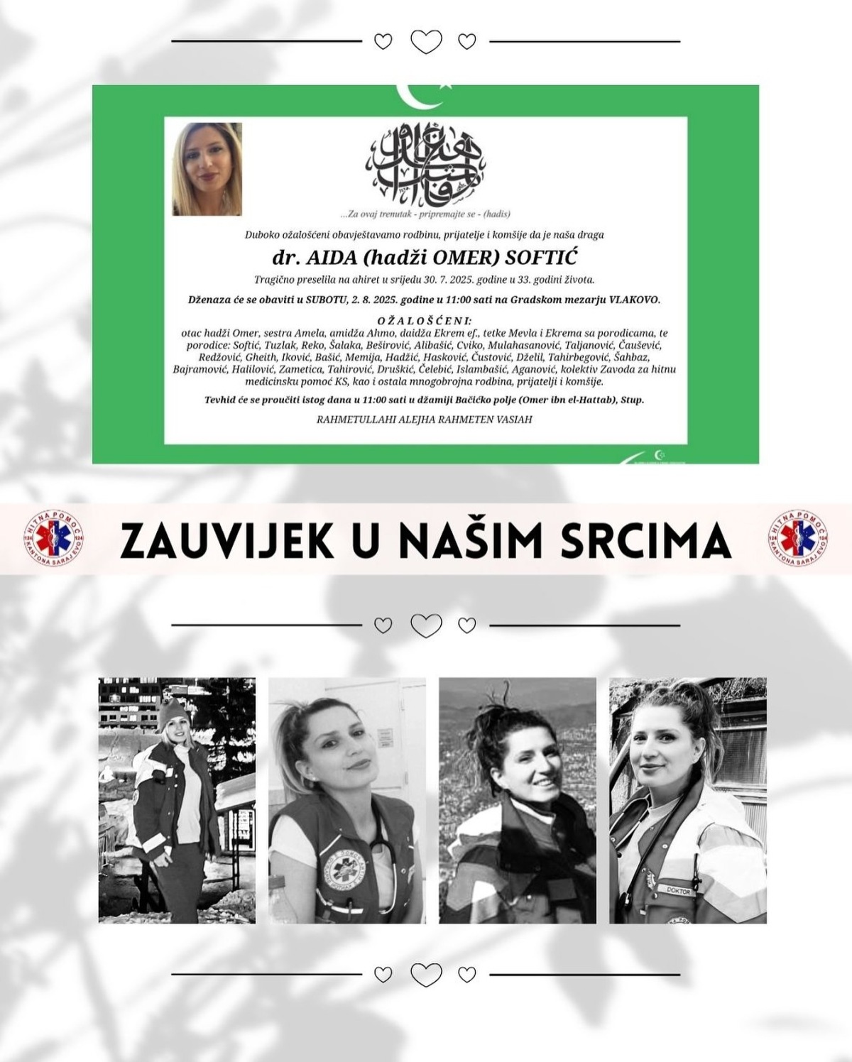 Zavod se oprostio od stradale doktorice