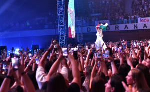 Foto: A.K./Radiosarajevo.ba / Senidah i zastava Palestine