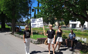 Foto: Glas Stoca / Umjetnički i građanski performans u Stocu