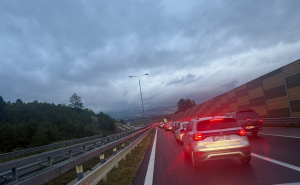 FOTO: Radiosarajevo.ba / Udes na autoputu, ulaz u Sarajevo