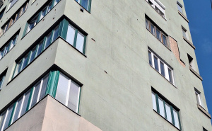 Foto: Radiosarajevo.ba / Obrušila se fasada u ulici Dolina