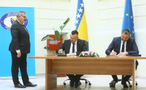 Foto: Dž. K. / Radiosarajevo.ba / Imamović i Konaković potpisali Protokol