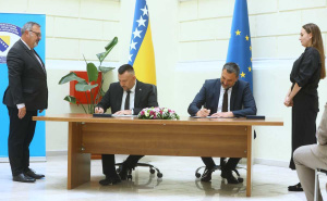 Foto: Dž. K. / Radiosarajevo.ba / Imamović i Konaković potpisali Protokol