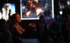 Foto: A. K. / Radiosarajevo.ba / Vatreni show u Sarajevu