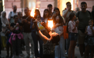Foto: A. K. / Radiosarajevo.ba / Vatreni show u Sarajevu