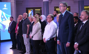 Foto: N. G. / Radiosarajevo.ba / Svečani program povodom obilježavanja stote godišnjice rođenja Alije Izetbegovića