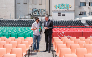 Foto: SFF / Avdić s Marjanovićem obišao festivalske lokacije