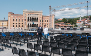 Foto: SFF / Avdić s Marjanovićem obišao festivalske lokacije