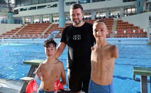 Foto: N. G. / Radiosarajevo.ba / Na treningu s Ismailom Barlovom i Ismailom Zulfićem