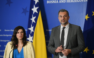 Foto: A. K. / Radiosarajevo.ba / Elmedin Konaković i Sabina Ćudić