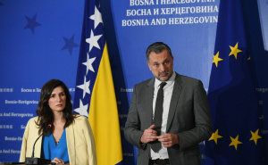 Foto: A. K. / Radiosarajevo.ba / Elmedin Konaković i Sabina Ćudić