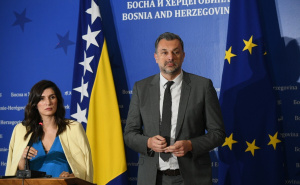 Foto: A. K. / Radiosarajevo.ba / Elmedin Konaković i Sabina Ćudić