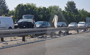 Foto: A. K. / Radiosarajevo.ba / Nesreća na ulazu na Ilidžu