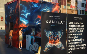 Foto: Dž. K. / Radiosarajevo.ba / Digitalna imerzivna izložba XANTEA 2502 — Cube X