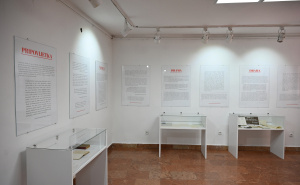 Foto: N.G / Radiosarajevo.ba / U galeriji Muzeja književnosti i pozorišne umjetnosti BiH otvorena je izložba HANKA