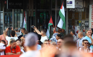 Foto: Dž. K. / Radiosarajevo.ba / Protest za Palestinu