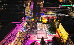 Foto: A. K. / Radiosarajevo.ba / Pogled iz zraka na prvu noć SFF-a