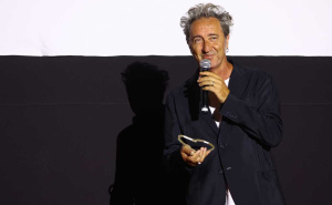 Foto: Dž. K. / Radiosarajevo.ba / Paolu Sorrentinu dodijeljeno priznanje Počasno Srce Sarajeva