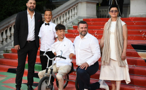 Foto: A.K./Radiosarajevo.ba / Ekipa filma "Leptiri bez krila" - Ismail Zulfić, Ismail Barlov i Amel Kapo