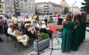 Foto: Dž. K. / Radiosarajevo.ba / Umjetnici iz Vareša predstavili se na Šetnici kulture u Sarajevu