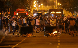 Foto: EPA / Sa protesta u Srbiji, 18. august 2025.