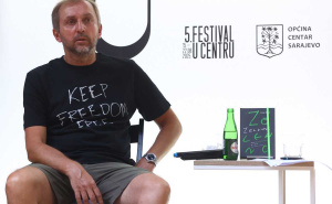 Foto: Dž.K. / Radiosarajevo.ba / Razgovor sa Farukom Šehićem u Buybooku