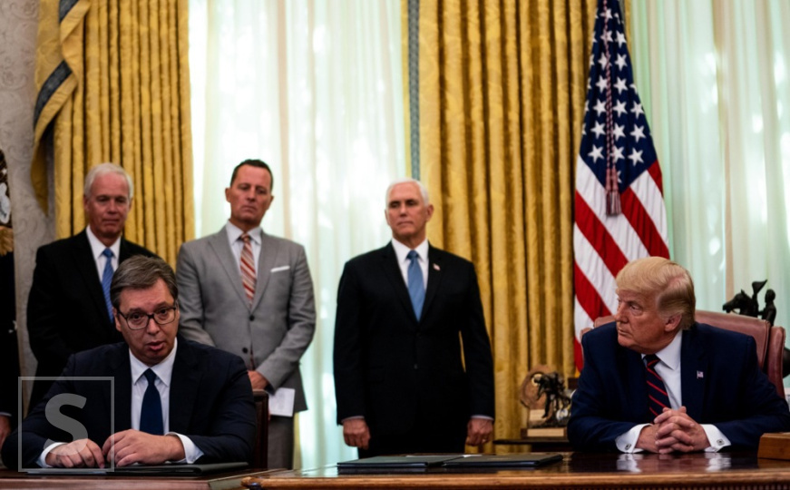 Aleksandar Vučić i Donald Trump