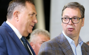 Foto: EPA - EFE / Aleksandar Vučić i Milorad Dodik