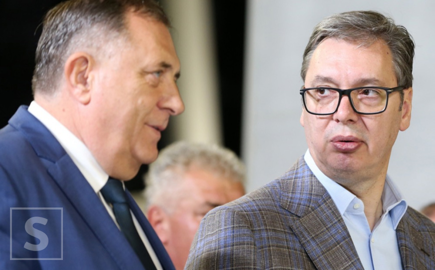 Aleksandar Vučić i Milorad Dodik
