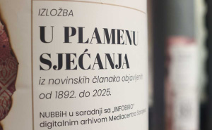 Foto: Dž. K. / Radiosarajevo.ba / Obilježavanje 33. godišnjice spaljivanja Vijećnice